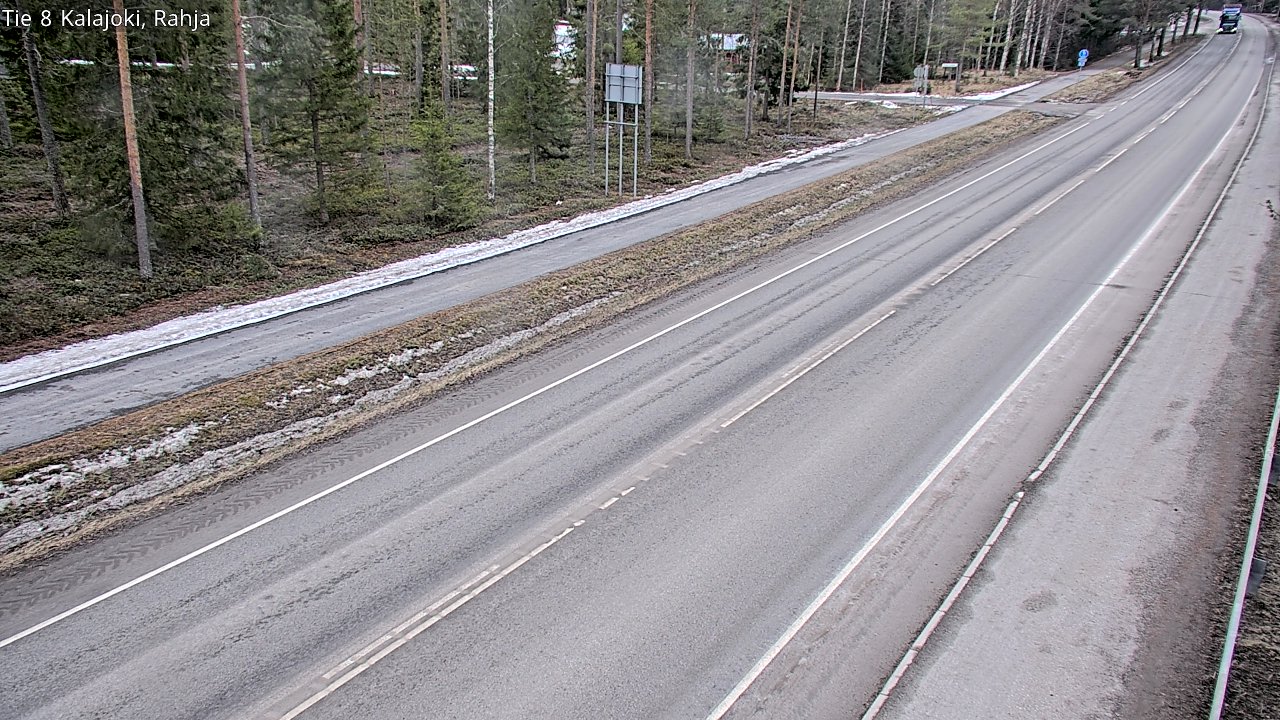Weather Camera Image Väg 8 Kalajoki, Rahja, Kalajoki, Pohjois-Pohjanmaa