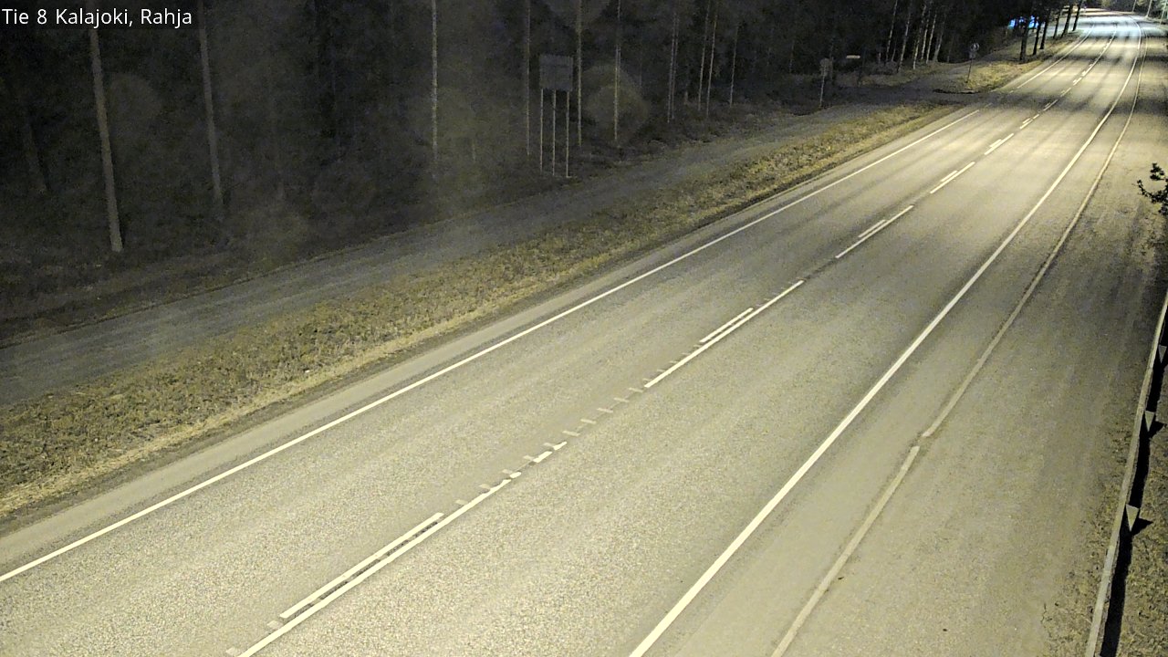 Weather Camera Image Road 8 Kalajoki, Rahja, Kalajoki, Pohjois-Pohjanmaa