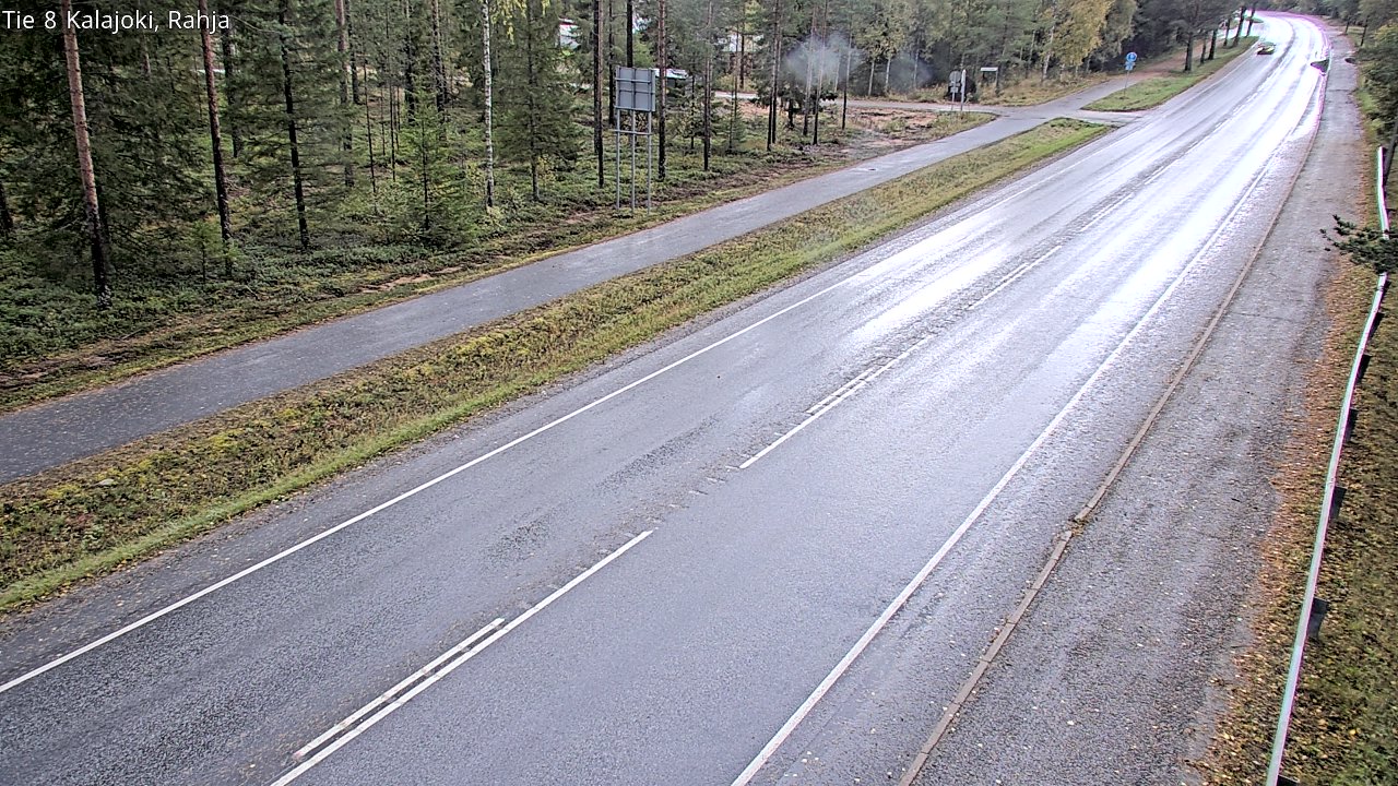 Weather Camera Image Väg 8 Kalajoki, Rahja, Kalajoki, Pohjois-Pohjanmaa