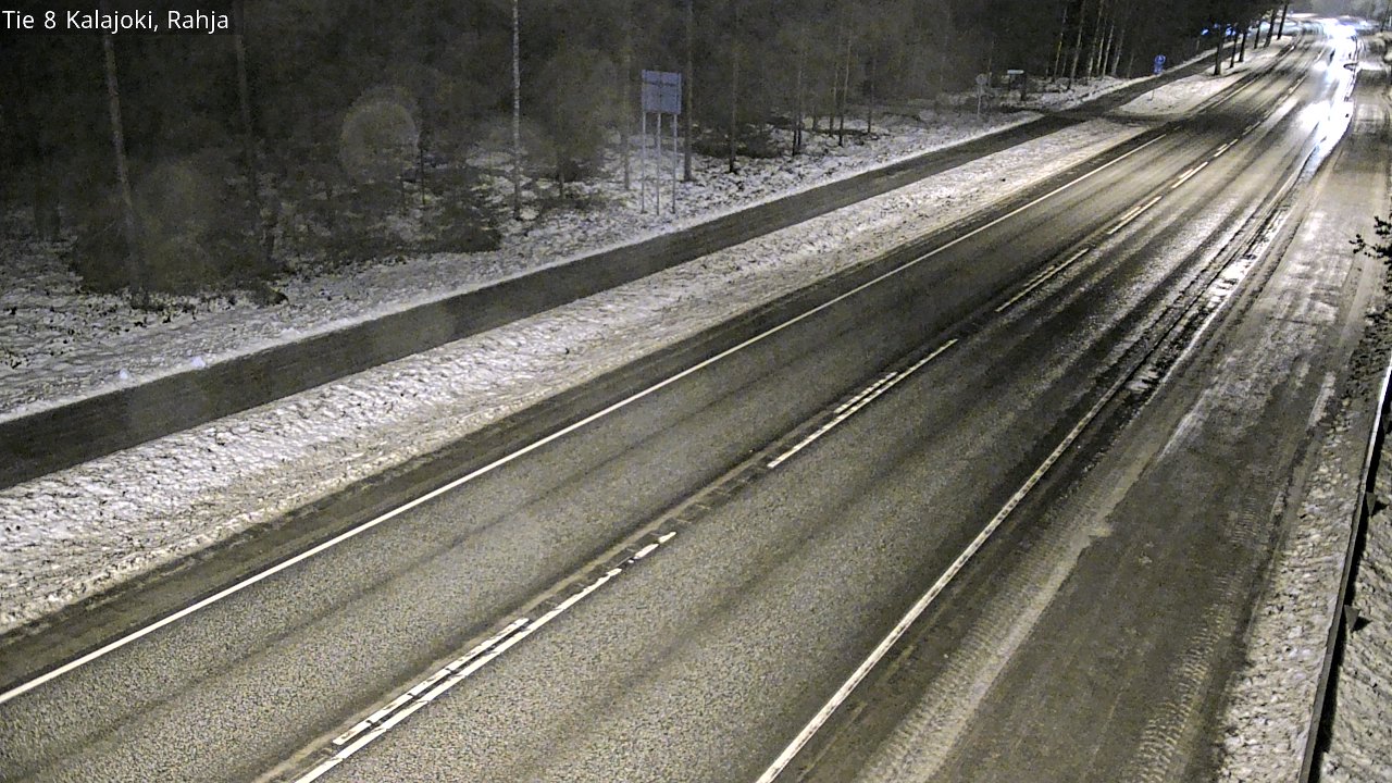 Weather Camera Image Väg 8 Kalajoki, Rahja, Kalajoki, Pohjois-Pohjanmaa