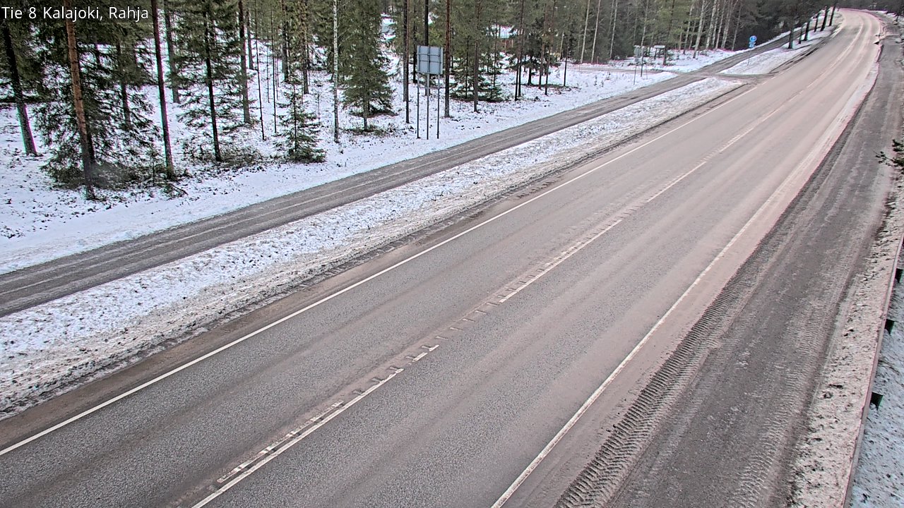 Weather Camera Image Väg 8 Kalajoki, Rahja, Kalajoki, Pohjois-Pohjanmaa