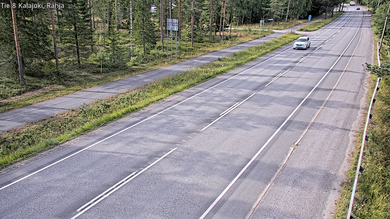 Kelikamerat Kuva Tie 8 Kalajoki, Rahja, Kalajoki, Pohjois-Pohjanmaa