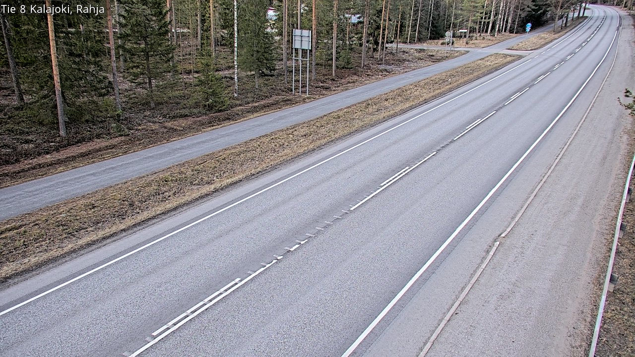 Weather Camera Image Road 8 Kalajoki, Rahja, Kalajoki, Pohjois-Pohjanmaa
