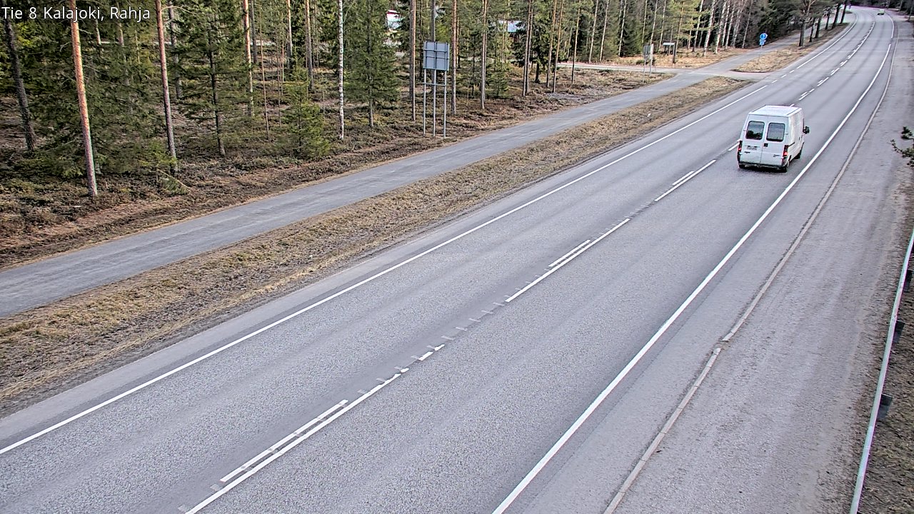 Kelikamerat Kuva Tie 8 Kalajoki, Rahja, Kalajoki, Pohjois-Pohjanmaa