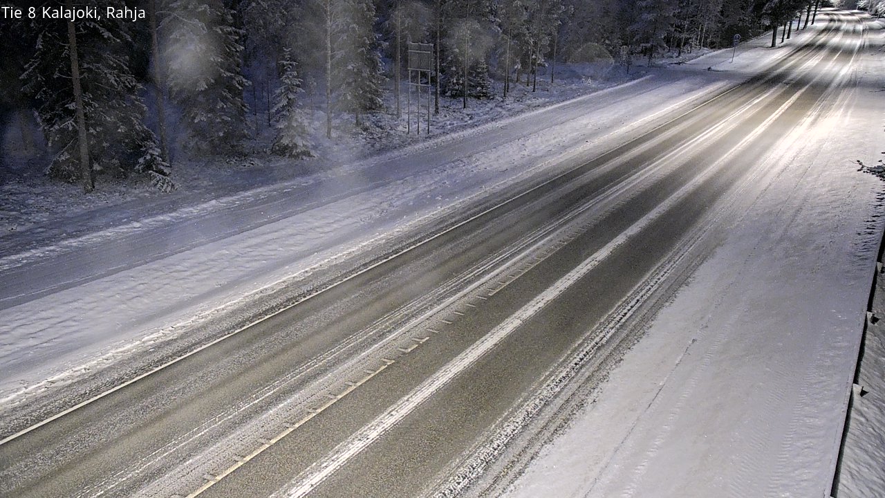 Weather Camera Image Väg 8 Kalajoki, Rahja, Kalajoki, Pohjois-Pohjanmaa