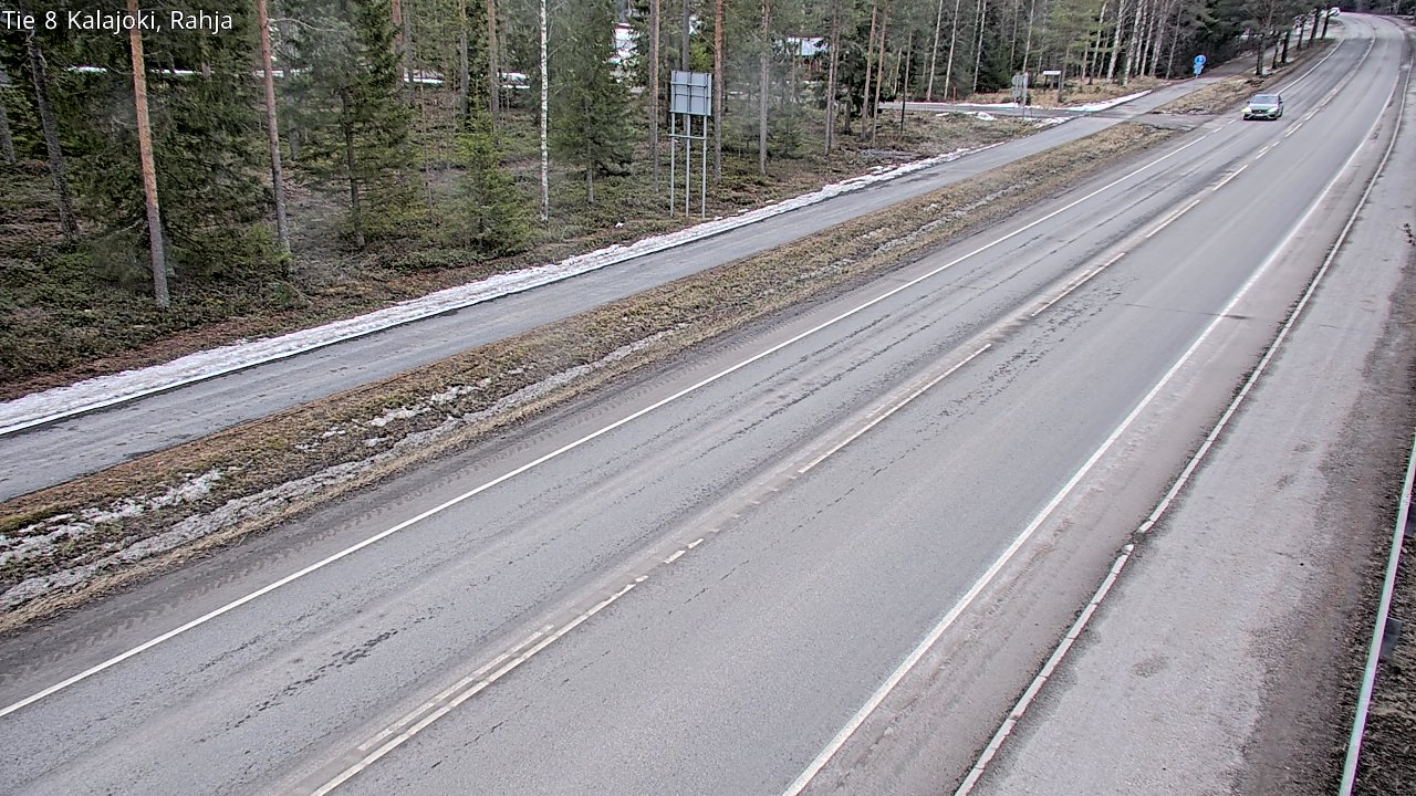 Weather Camera Image Väg 8 Kalajoki, Rahja, Kalajoki, Pohjois-Pohjanmaa