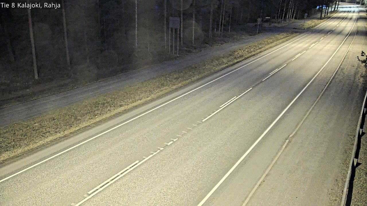 Weather Camera Image Road 8 Kalajoki, Rahja, Kalajoki, Pohjois-Pohjanmaa