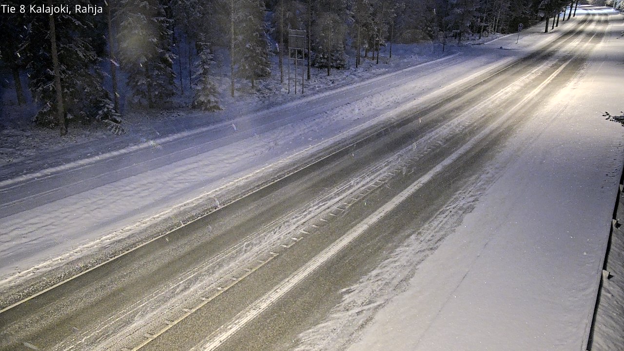 Kelikamerat Kuva Tie 8 Kalajoki, Rahja, Kalajoki, Pohjois-Pohjanmaa
