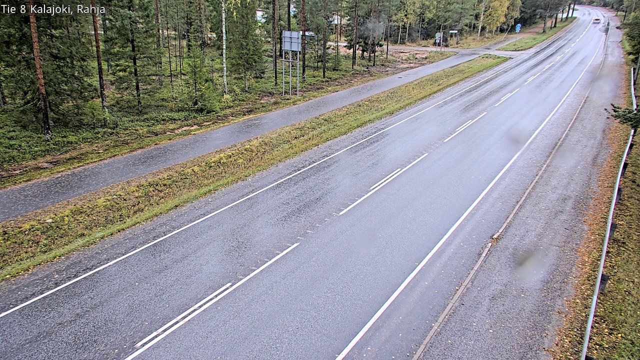 Weather Camera Image Väg 8 Kalajoki, Rahja, Kalajoki, Pohjois-Pohjanmaa