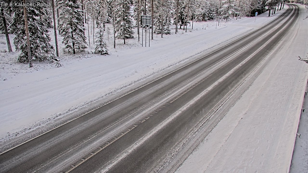 Weather Camera Image Road 8 Kalajoki, Rahja, Kalajoki, Pohjois-Pohjanmaa