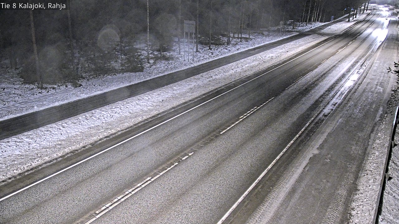 Weather Camera Image Väg 8 Kalajoki, Rahja, Kalajoki, Pohjois-Pohjanmaa