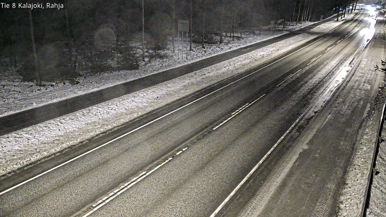 Weather Camera Image Väg 8 Kalajoki, Rahja, Kalajoki, Pohjois-Pohjanmaa
