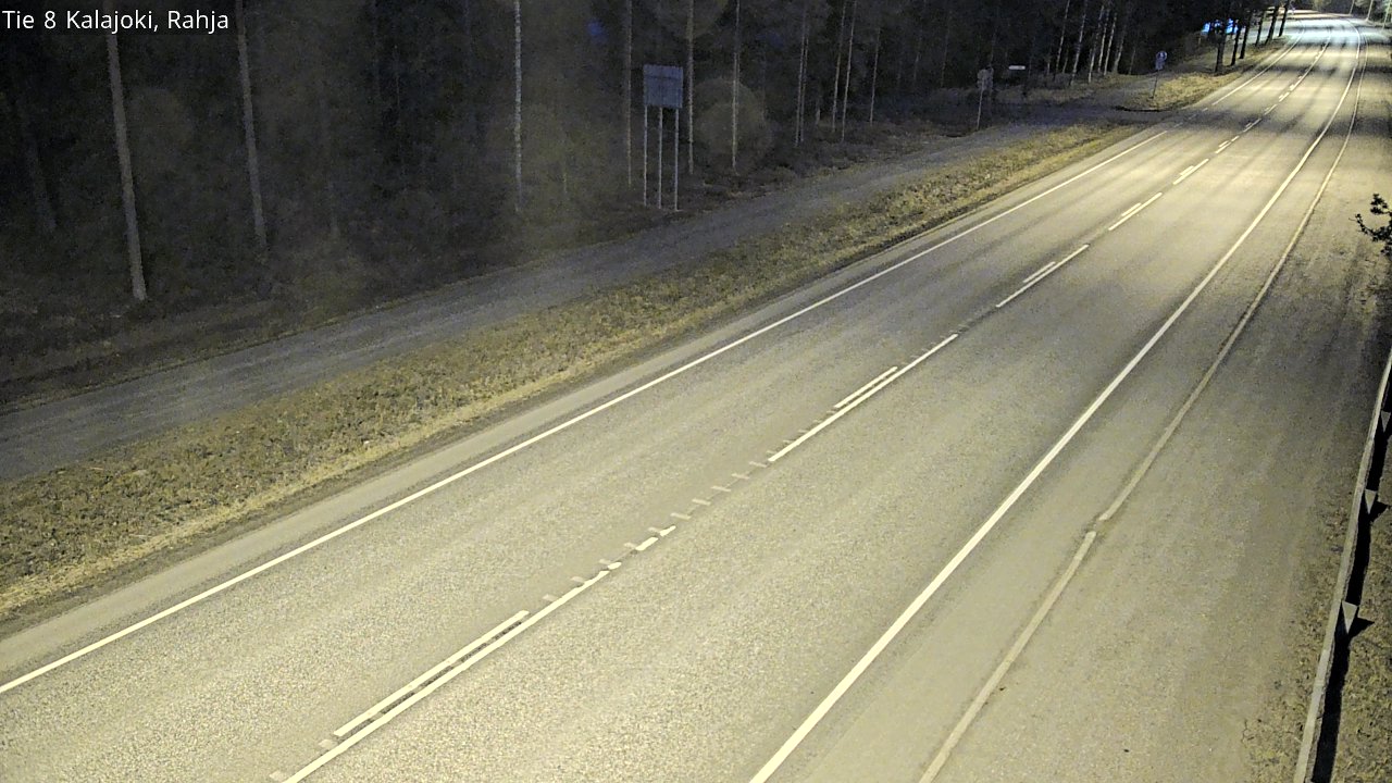 Weather Camera Image Road 8 Kalajoki, Rahja, Kalajoki, Pohjois-Pohjanmaa