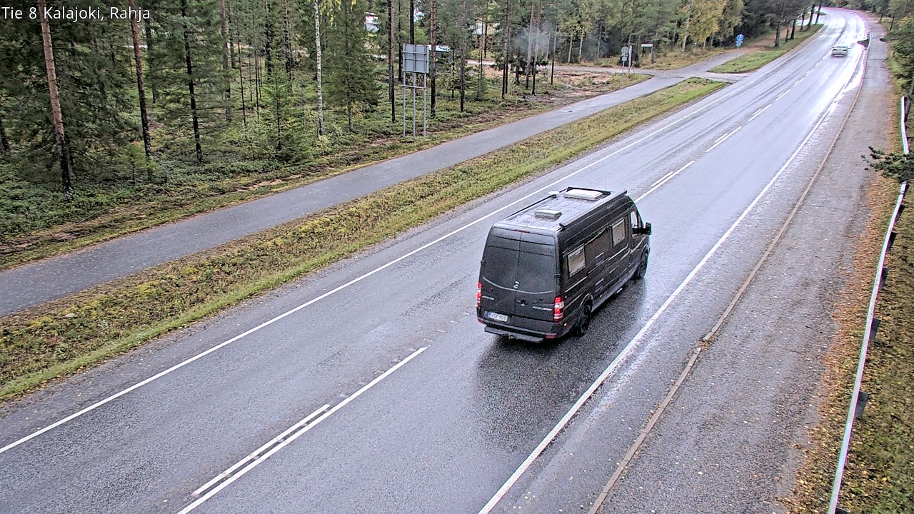 Weather Camera Image Väg 8 Kalajoki, Rahja, Kalajoki, Pohjois-Pohjanmaa