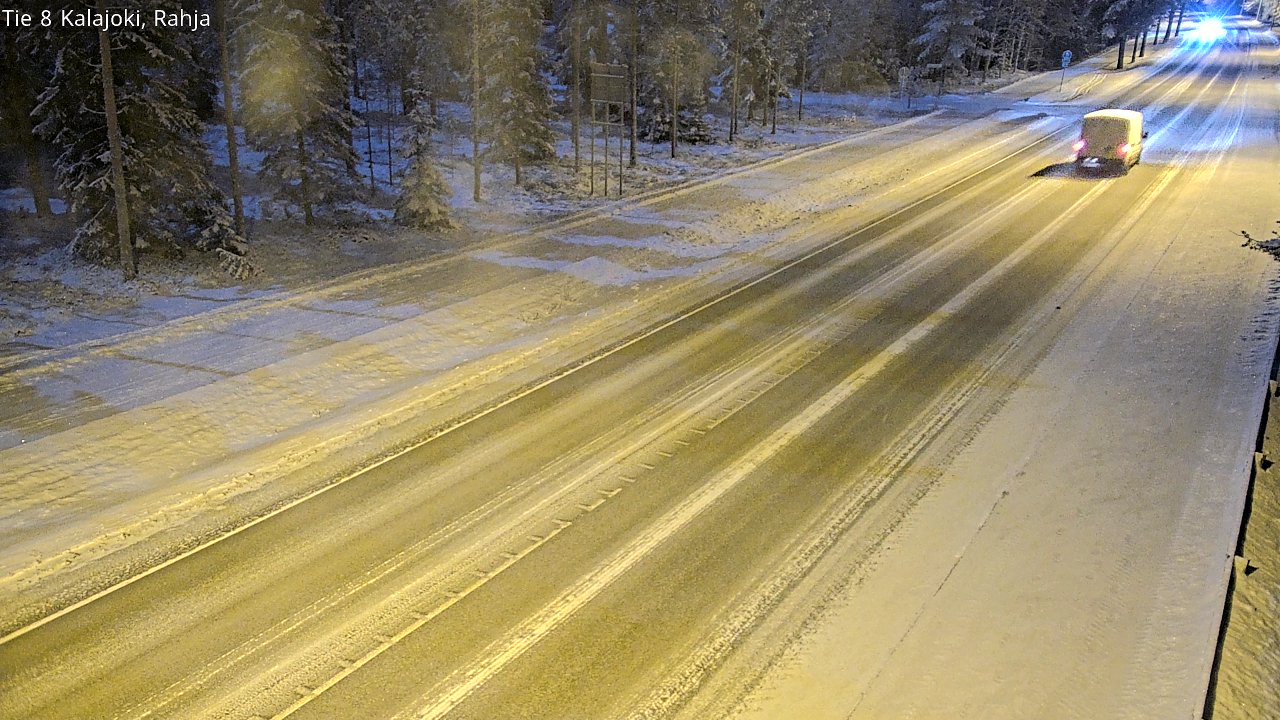 Weather Camera Image Road 8 Kalajoki, Rahja, Kalajoki, Pohjois-Pohjanmaa