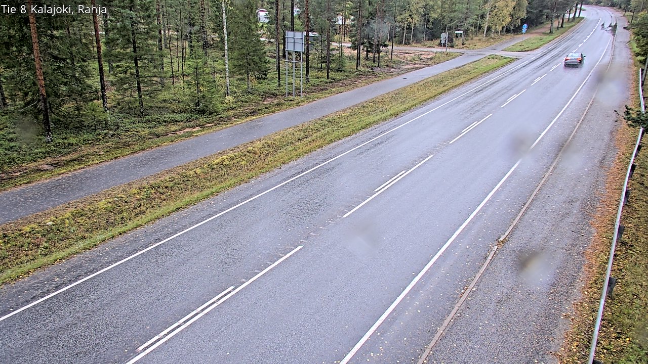 Weather Camera Image Väg 8 Kalajoki, Rahja, Kalajoki, Pohjois-Pohjanmaa