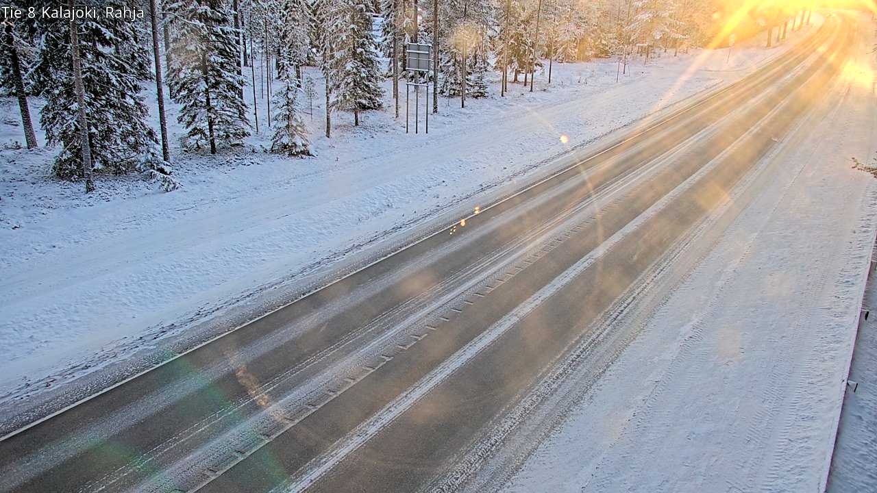 Weather Camera Image Road 8 Kalajoki, Rahja, Kalajoki, Pohjois-Pohjanmaa