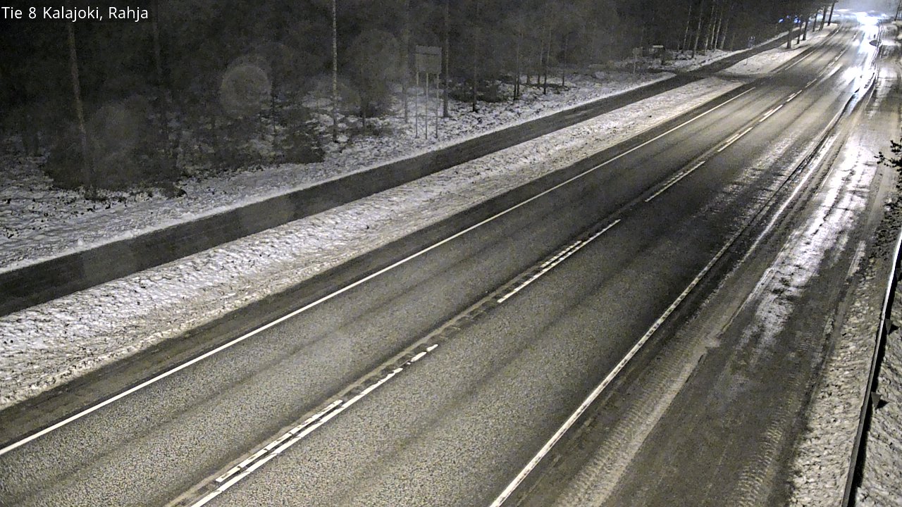 Weather Camera Image Väg 8 Kalajoki, Rahja, Kalajoki, Pohjois-Pohjanmaa