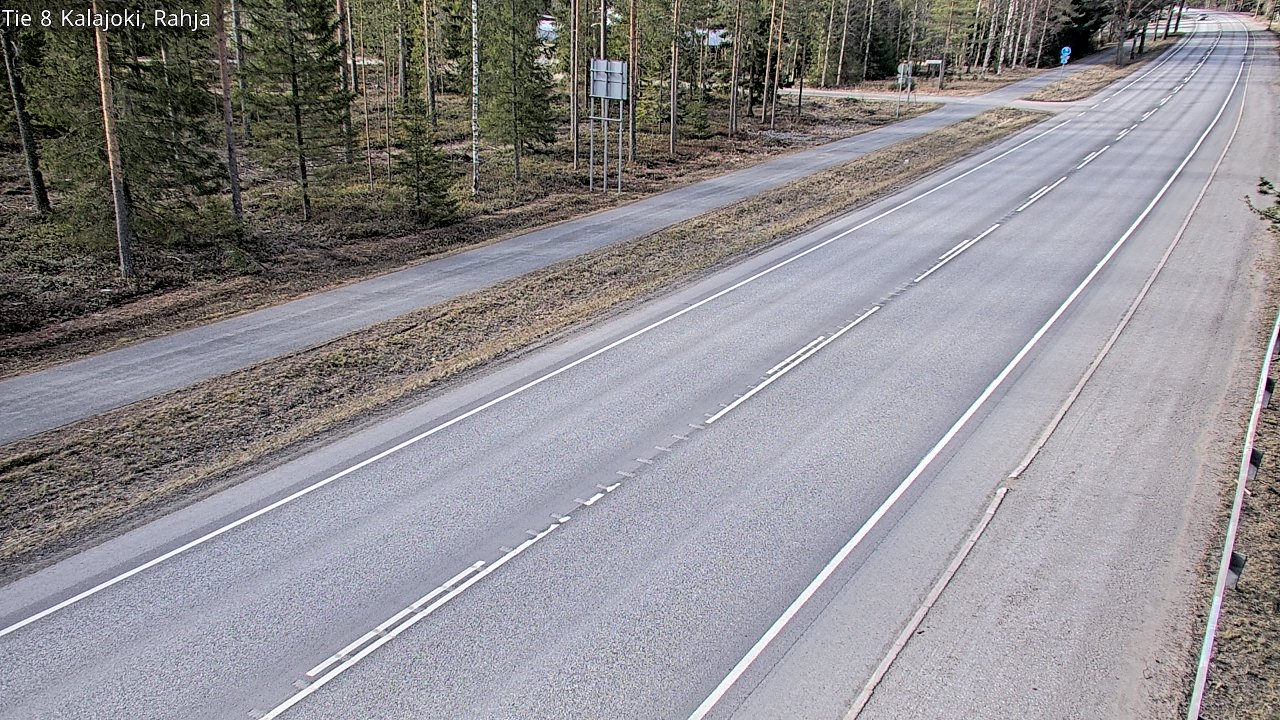 Weather Camera Image Väg 8 Kalajoki, Rahja, Kalajoki, Pohjois-Pohjanmaa