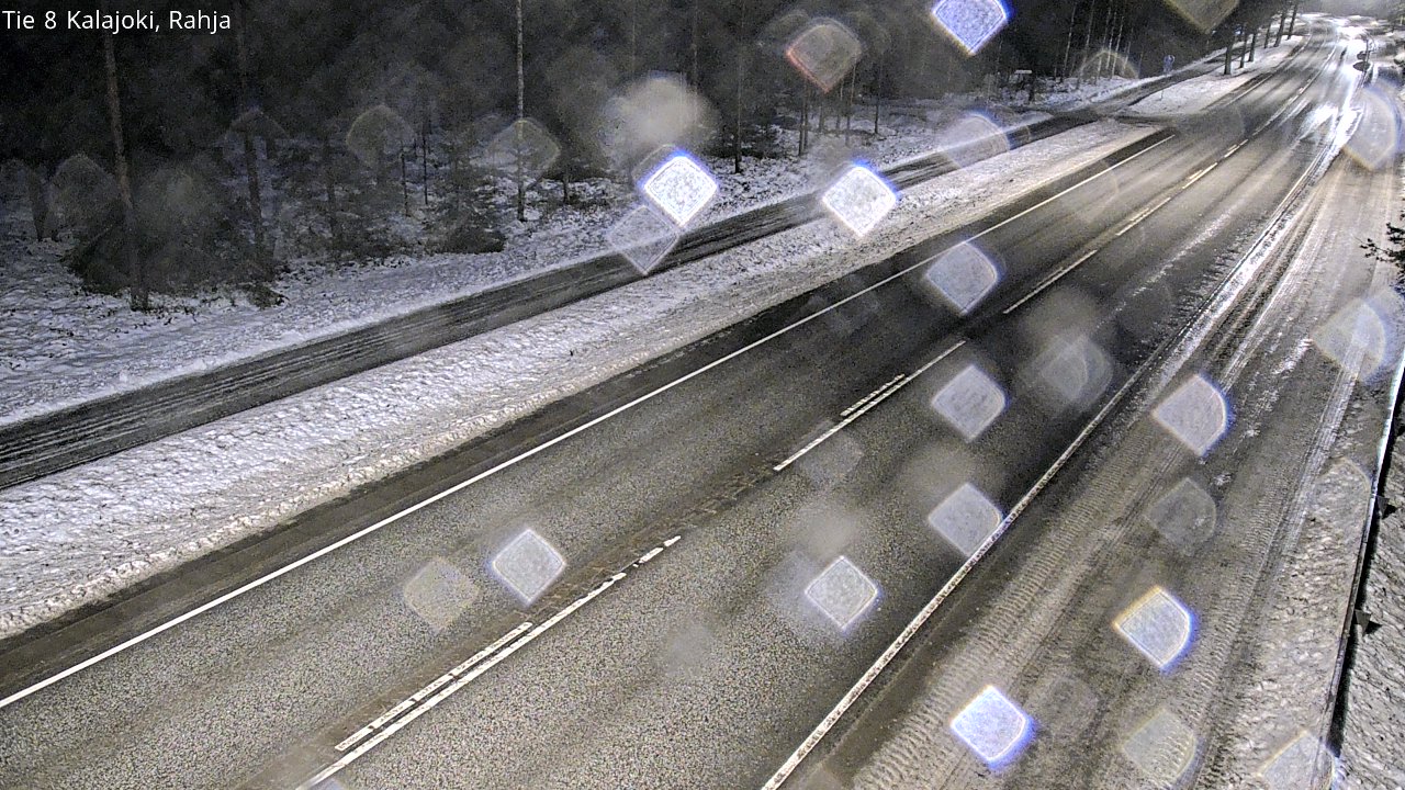 Weather Camera Image Väg 8 Kalajoki, Rahja, Kalajoki, Pohjois-Pohjanmaa