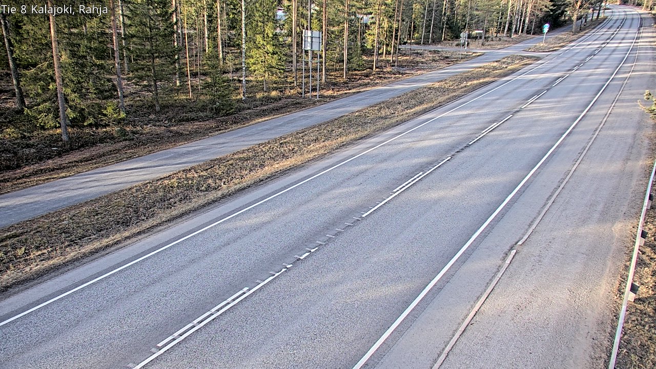 Kelikamerat Kuva Tie 8 Kalajoki, Rahja, Kalajoki, Pohjois-Pohjanmaa