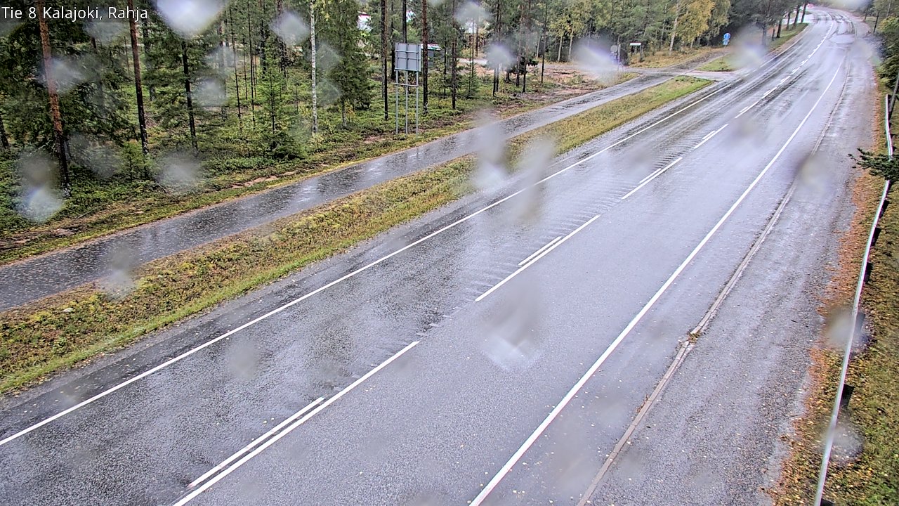Weather Camera Image Väg 8 Kalajoki, Rahja, Kalajoki, Pohjois-Pohjanmaa