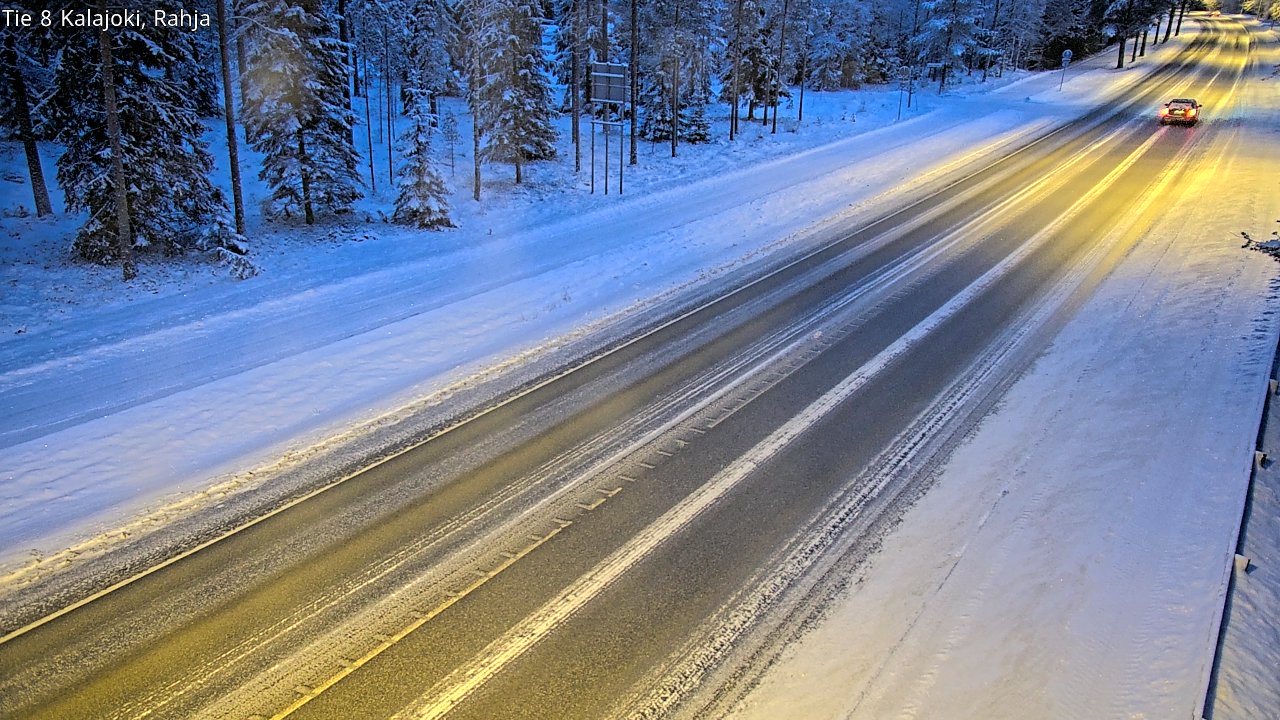 Weather Camera Image Väg 8 Kalajoki, Rahja, Kalajoki, Pohjois-Pohjanmaa