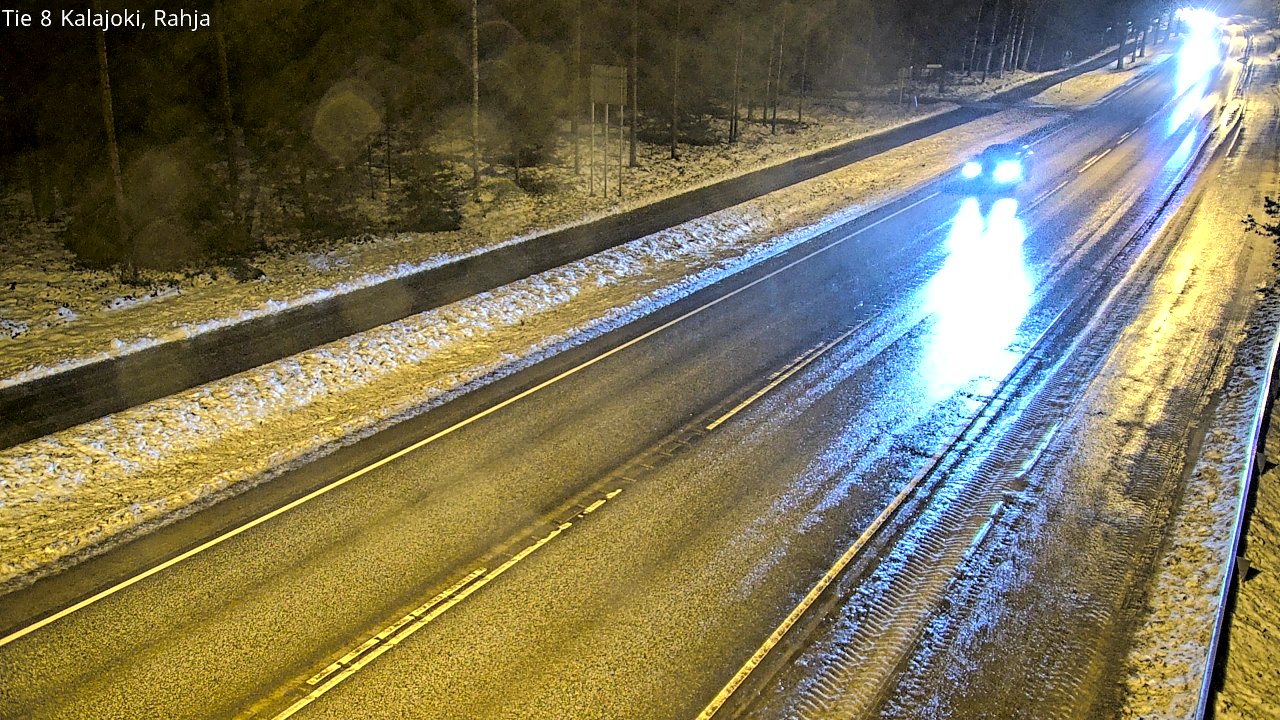 Weather Camera Image Road 8 Kalajoki, Rahja, Kalajoki, Pohjois-Pohjanmaa