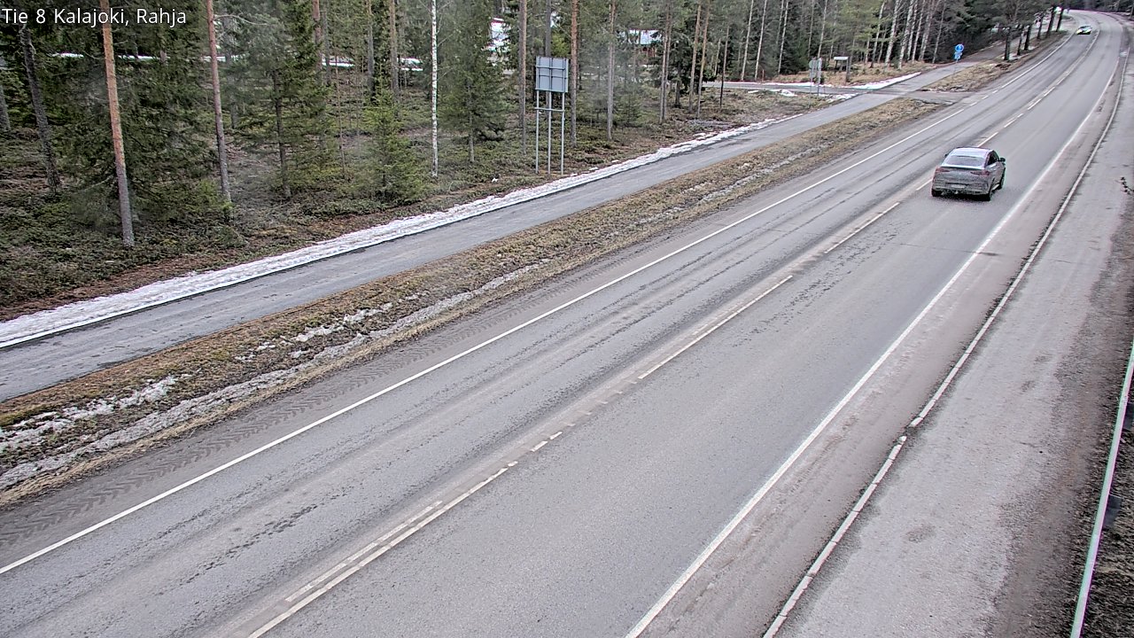 Weather Camera Image Väg 8 Kalajoki, Rahja, Kalajoki, Pohjois-Pohjanmaa