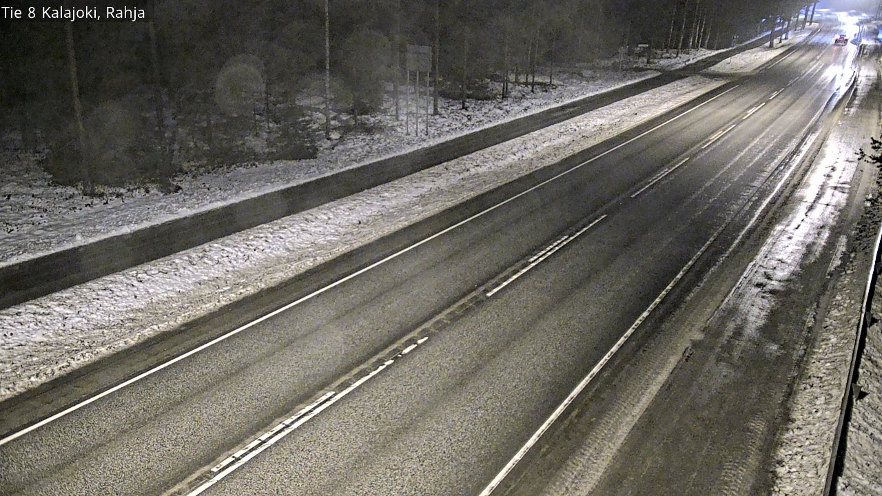 Weather Camera Image Väg 8 Kalajoki, Rahja, Kalajoki, Pohjois-Pohjanmaa