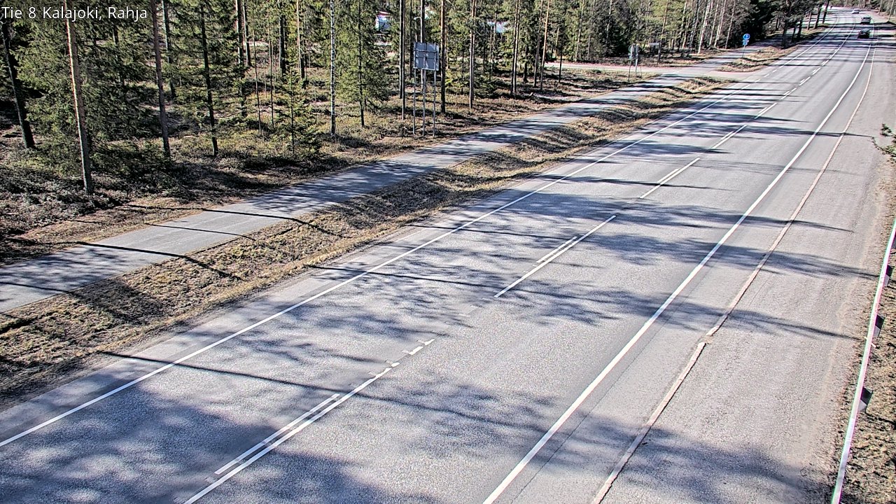 Weather Camera Image Väg 8 Kalajoki, Rahja, Kalajoki, Pohjois-Pohjanmaa