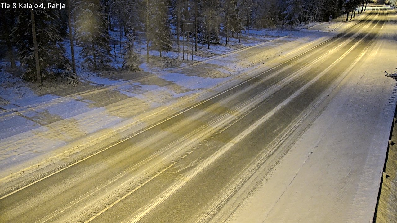 Weather Camera Image Road 8 Kalajoki, Rahja, Kalajoki, Pohjois-Pohjanmaa