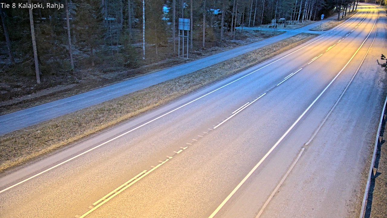 Weather Camera Image Road 8 Kalajoki, Rahja, Kalajoki, Pohjois-Pohjanmaa