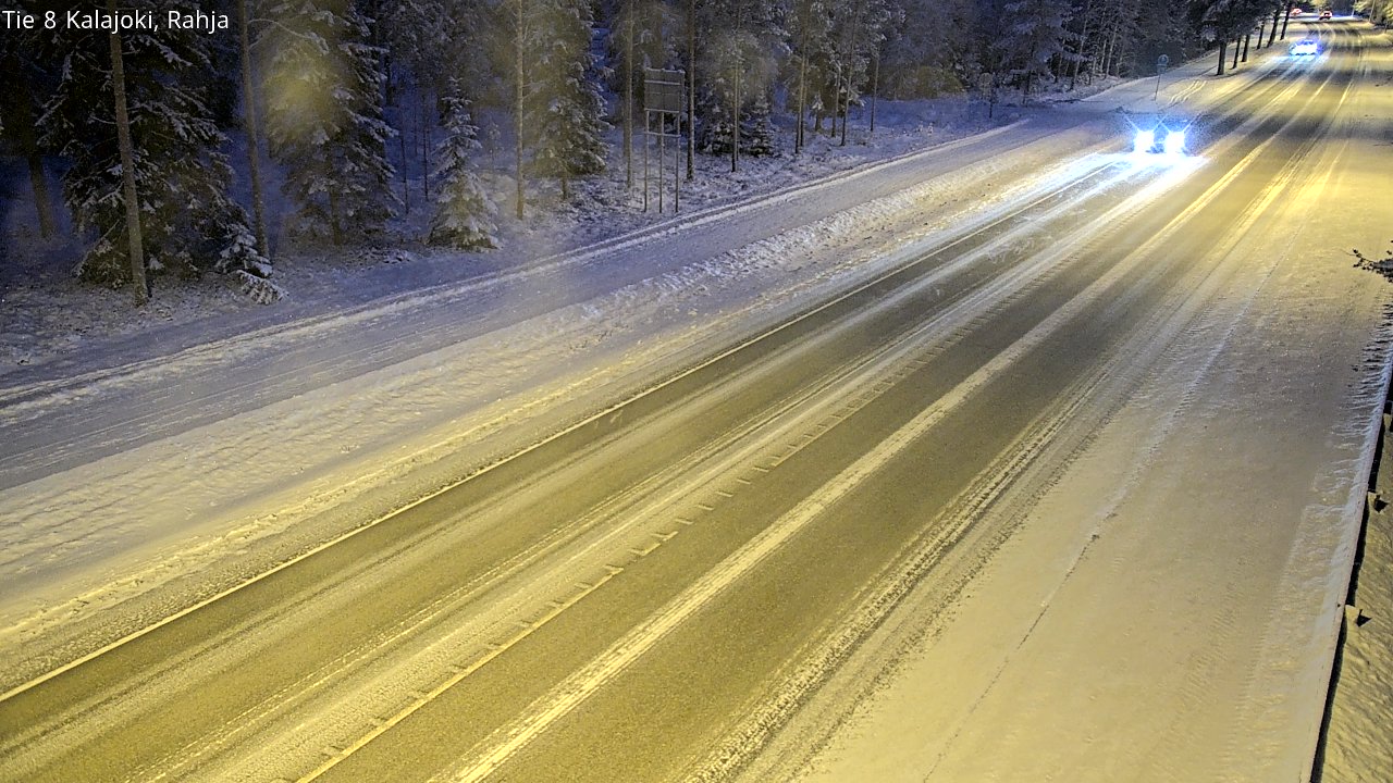 Weather Camera Image Road 8 Kalajoki, Rahja, Kalajoki, Pohjois-Pohjanmaa