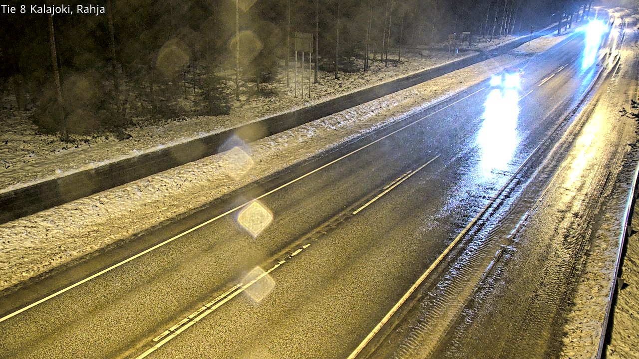 Weather Camera Image Road 8 Kalajoki, Rahja, Kalajoki, Pohjois-Pohjanmaa