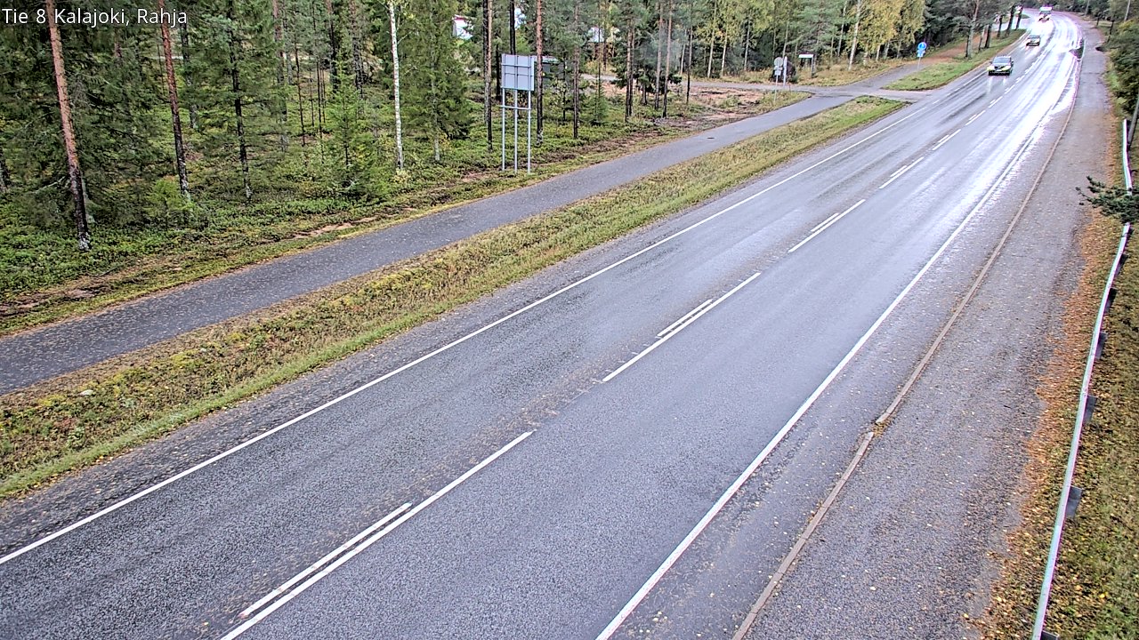Weather Camera Image Väg 8 Kalajoki, Rahja, Kalajoki, Pohjois-Pohjanmaa