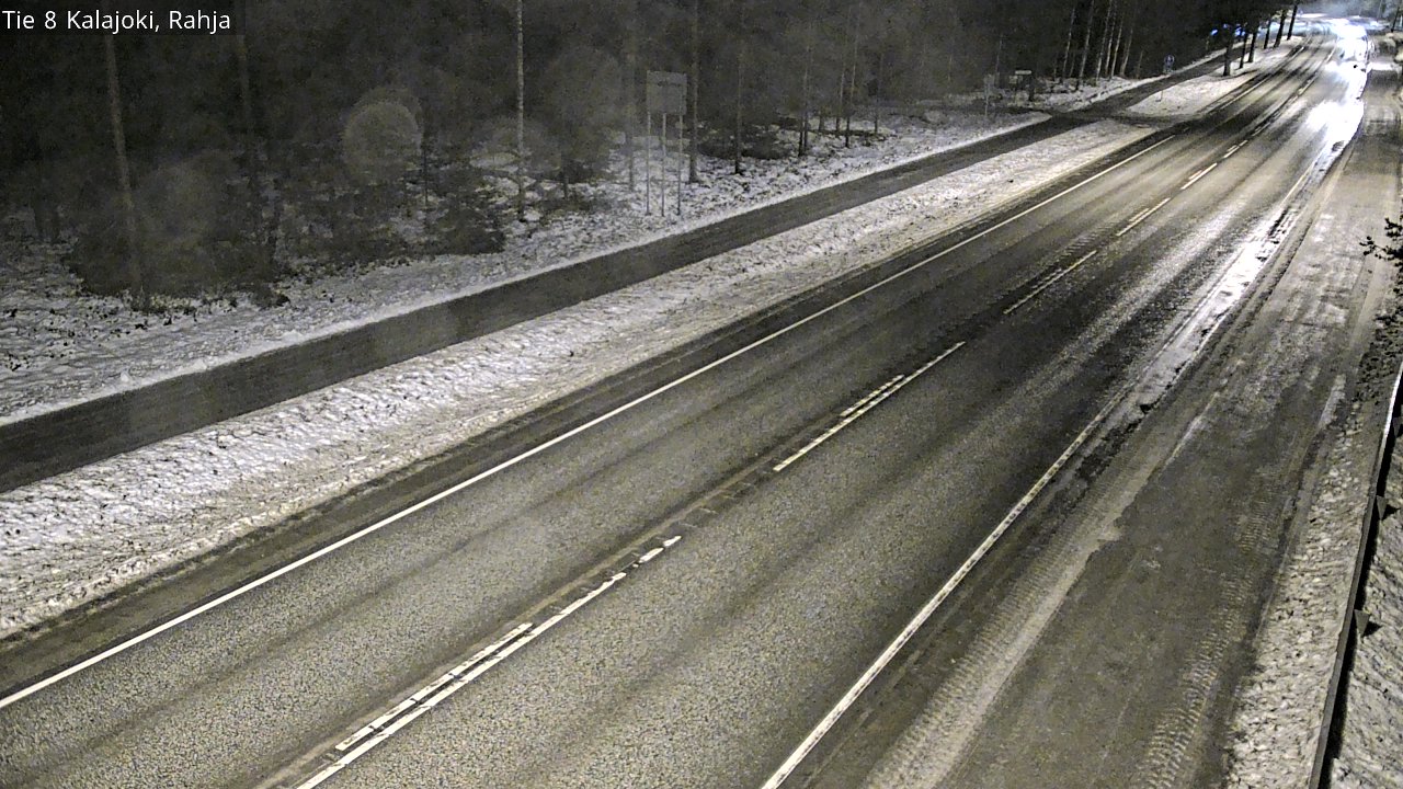 Weather Camera Image Väg 8 Kalajoki, Rahja, Kalajoki, Pohjois-Pohjanmaa