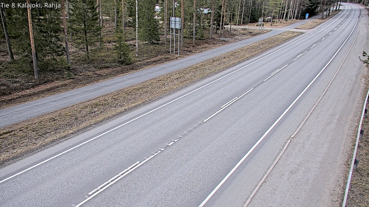 Weather Camera Image Road 8 Kalajoki, Rahja, Kalajoki, Pohjois-Pohjanmaa