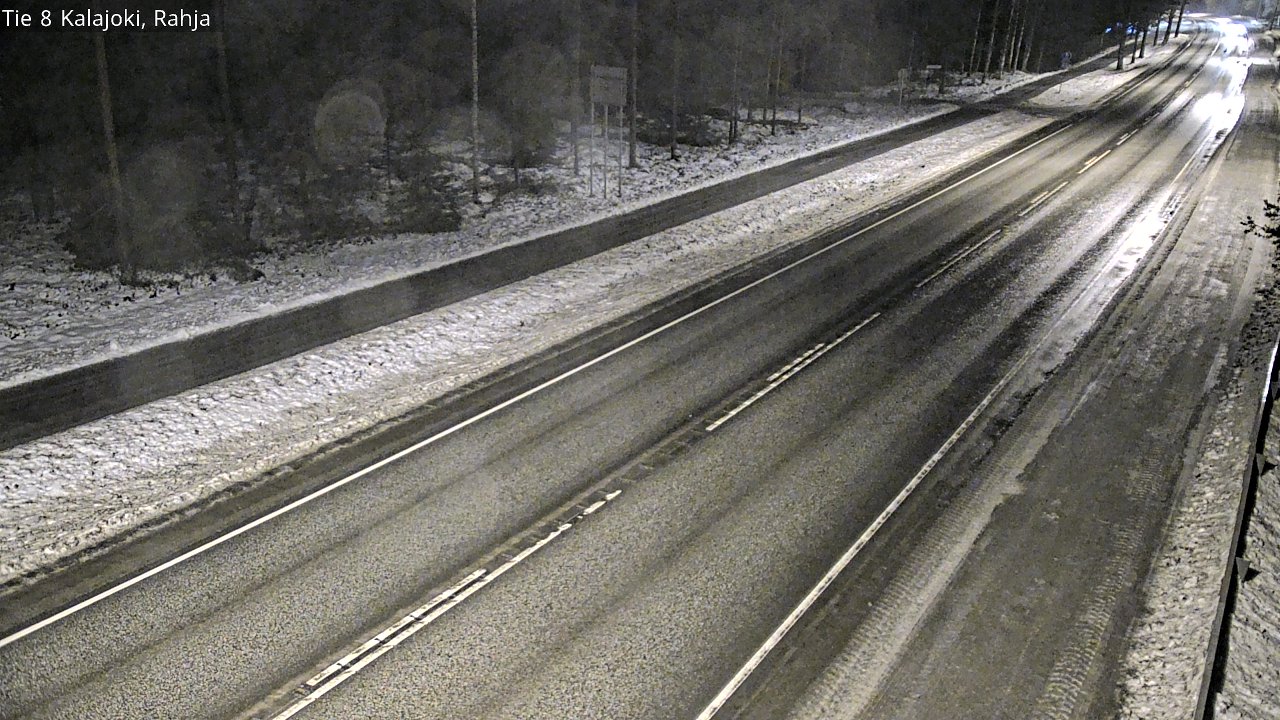 Weather Camera Image Väg 8 Kalajoki, Rahja, Kalajoki, Pohjois-Pohjanmaa