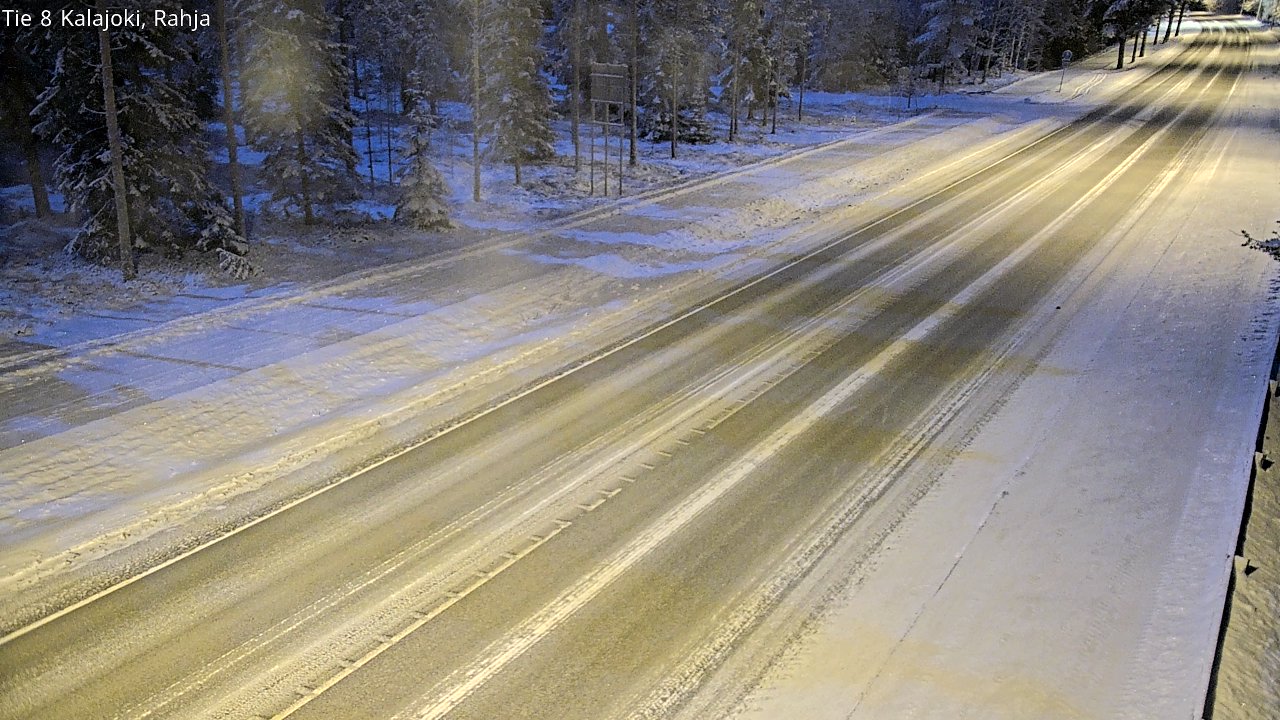 Weather Camera Image Road 8 Kalajoki, Rahja, Kalajoki, Pohjois-Pohjanmaa
