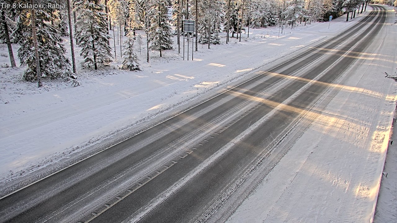Weather Camera Image Road 8 Kalajoki, Rahja, Kalajoki, Pohjois-Pohjanmaa