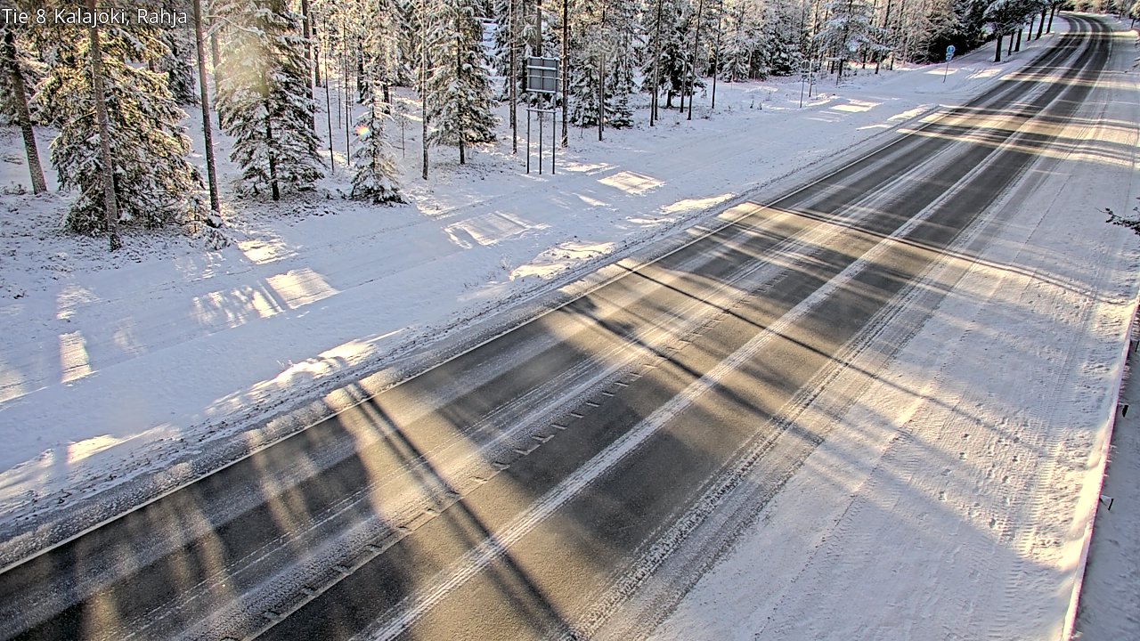 Weather Camera Image Road 8 Kalajoki, Rahja, Kalajoki, Pohjois-Pohjanmaa