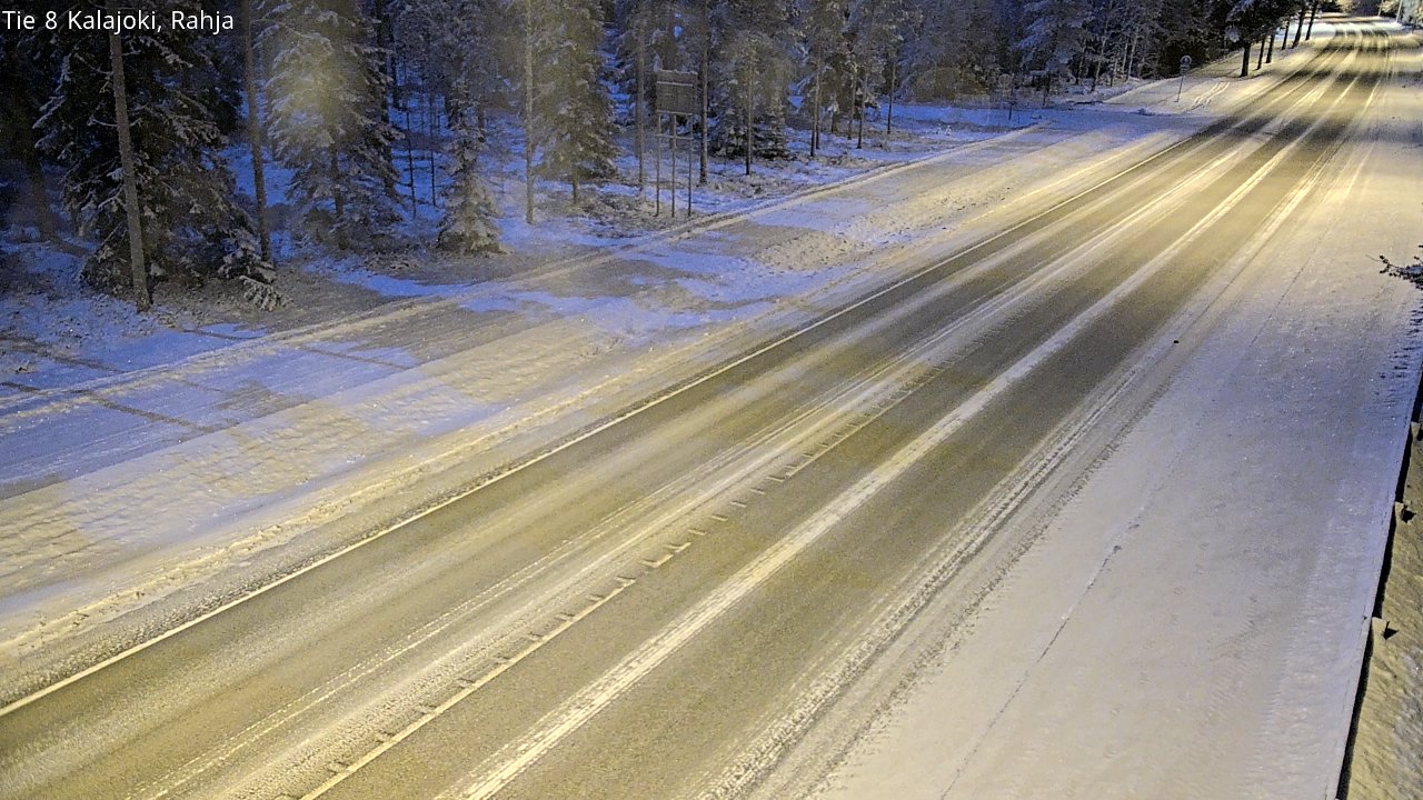 Weather Camera Image Road 8 Kalajoki, Rahja, Kalajoki, Pohjois-Pohjanmaa