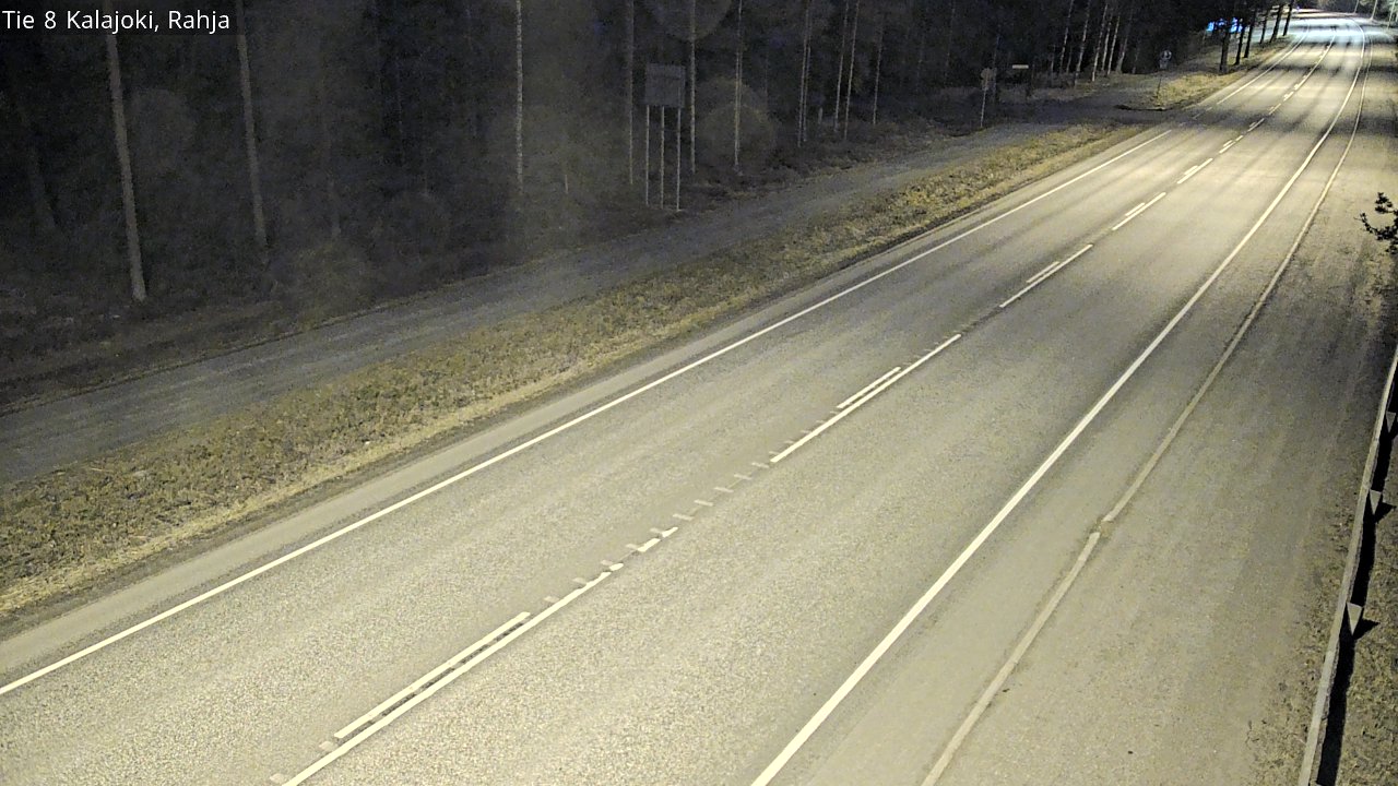 Weather Camera Image Road 8 Kalajoki, Rahja, Kalajoki, Pohjois-Pohjanmaa