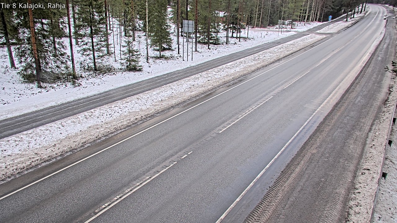 Weather Camera Image Väg 8 Kalajoki, Rahja, Kalajoki, Pohjois-Pohjanmaa