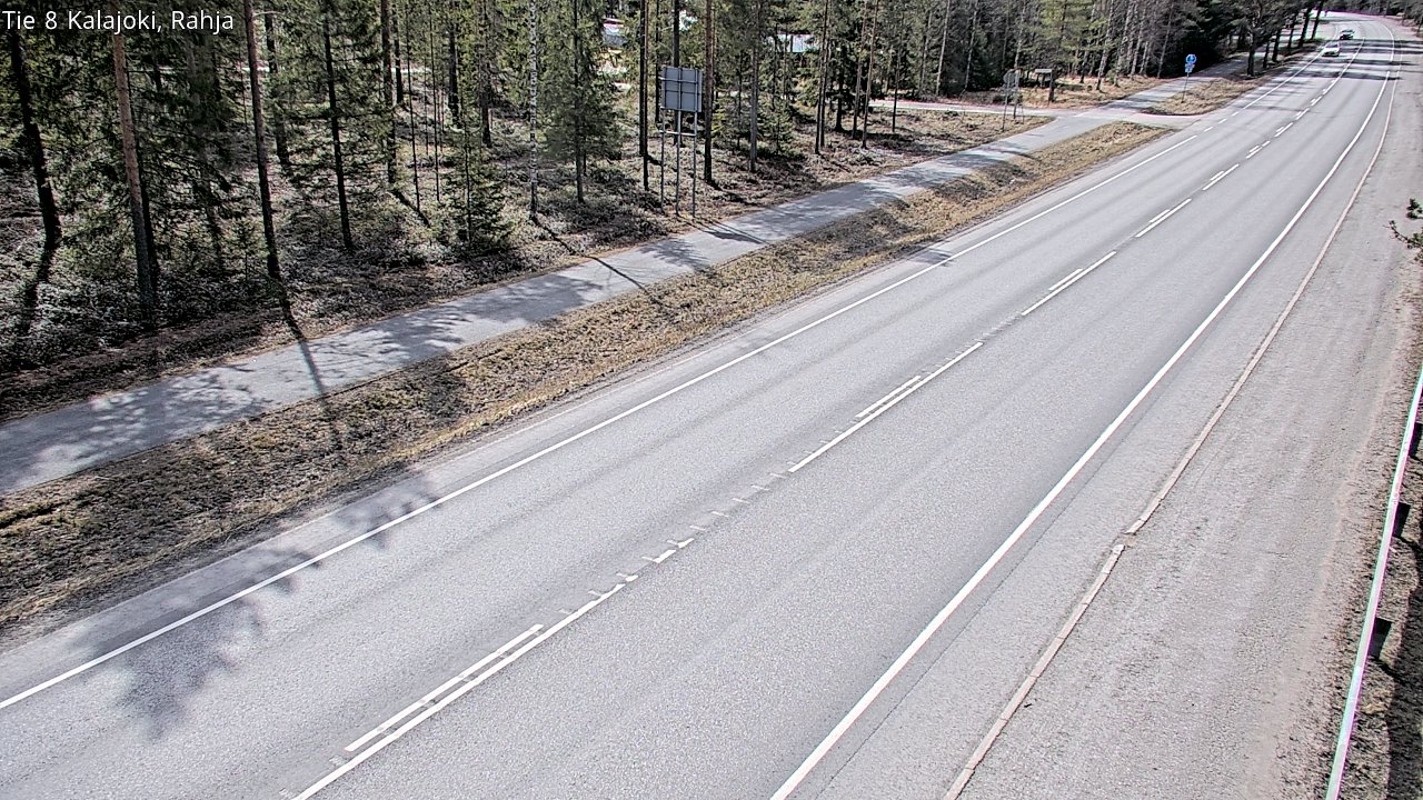 Weather Camera Image Väg 8 Kalajoki, Rahja, Kalajoki, Pohjois-Pohjanmaa