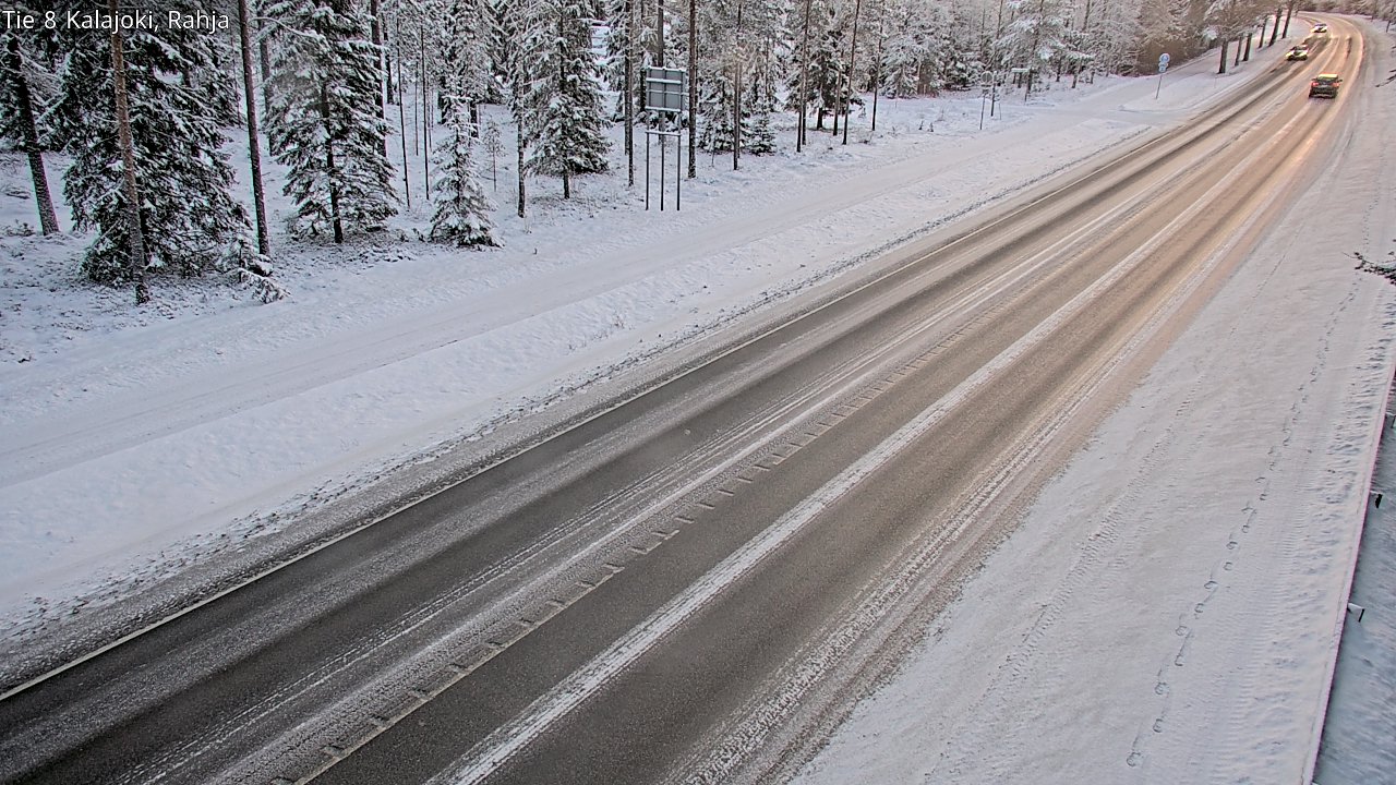 Weather Camera Image Väg 8 Kalajoki, Rahja, Kalajoki, Pohjois-Pohjanmaa