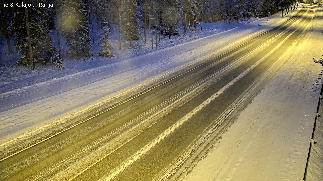 Weather Camera Image Väg 8 Kalajoki, Rahja, Kalajoki, Pohjois-Pohjanmaa