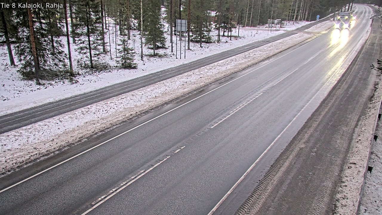 Weather Camera Image Väg 8 Kalajoki, Rahja, Kalajoki, Pohjois-Pohjanmaa