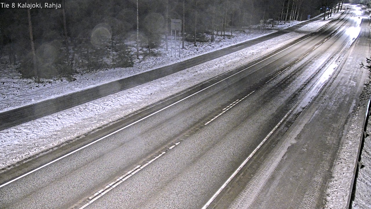 Weather Camera Image Väg 8 Kalajoki, Rahja, Kalajoki, Pohjois-Pohjanmaa